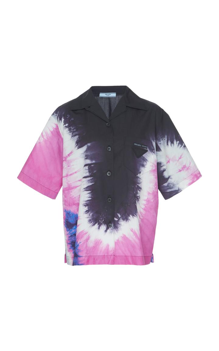 Prada Tie-dye Cotton Shirt