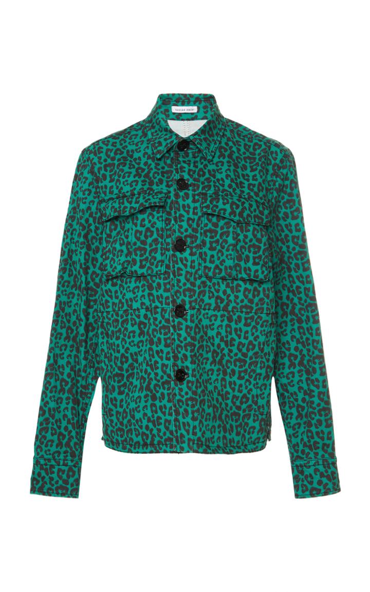 Tomas Maier Leopard Palm Jacket