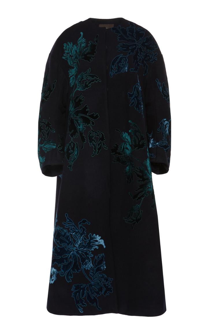 Biyan Hofem Wool Embroidered Coat
