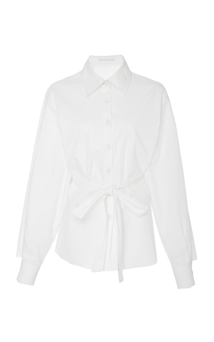 Rosetta Getty Cotton Poplin Cape Back Shirt