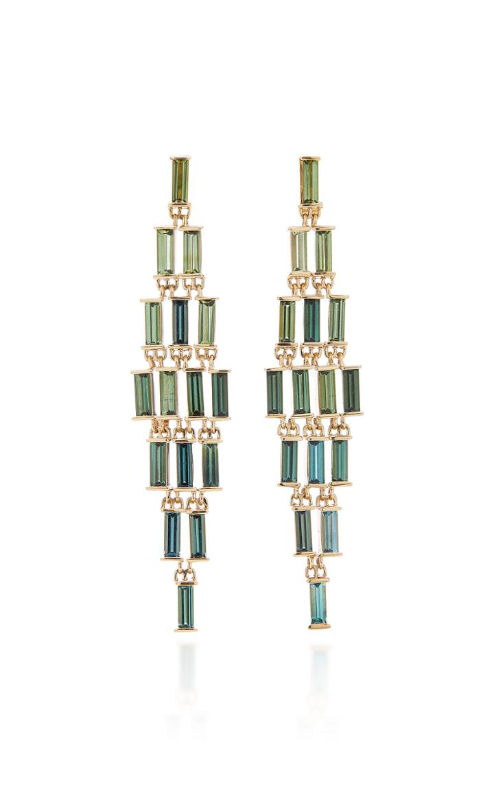Moda Operandi Jane Taylor One Of A Kind Cirque Baguette Cascade Earrings With Ombr