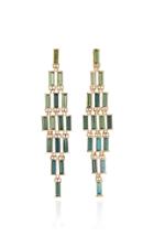 Moda Operandi Jane Taylor One Of A Kind Cirque Baguette Cascade Earrings With Ombr