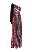 Monique Lhuillier One-shoulder Gown