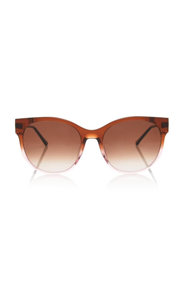 Thierry Lasry Axxxexxxy 69 Cat-eye Acetate Gold-tone Sunglasses