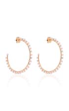 Irene Neuwirth One-of-a-kind 18k White And Rose Gold Hoop Earrings