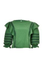 Lilly Sarti Laise Ruffle Blouse