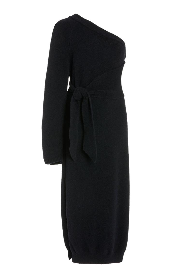 Moda Operandi Nanushka Cedro One-shoulder Wool-blend Dress