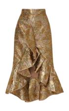 Johanna Ortiz Indian Tobacco Lame Jacquard Skirt