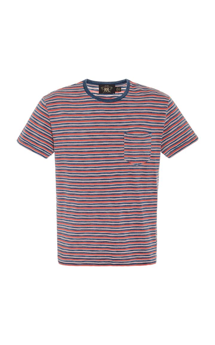 Rrl Striped Cotton-jersey T-shirt