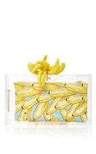 Charlotte Olympia Bananas For Pandora Perspex Clutch