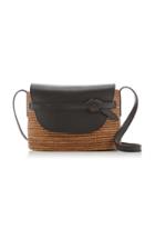 Cesta Collective Sisal And Leather Crossbody Bag