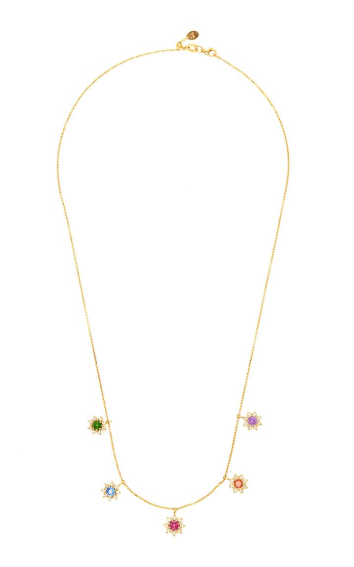 M.spalten 14k Gold And Multi-stone Necklace