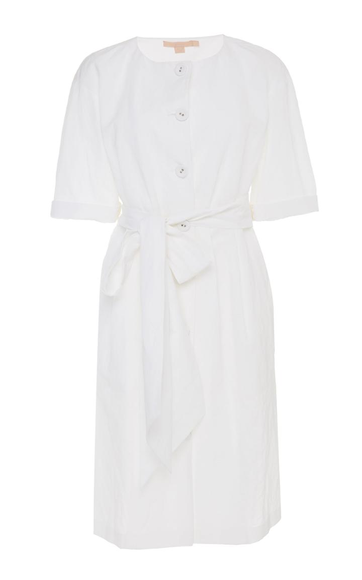 Brock Collection Belted Button Down Dress