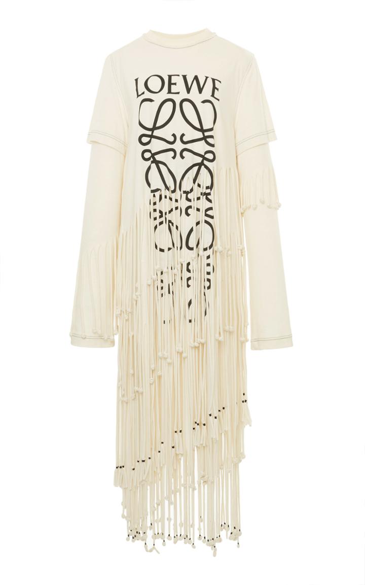 Loewe Loewe Fringe T-shirt Dress