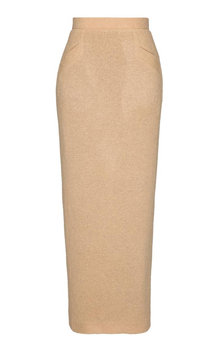 Situationist High-rise Wool Maxi Skirt
