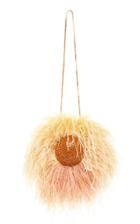 Moda Operandi Marzook Beyonc Orb Ostrich Feather Evening Bag