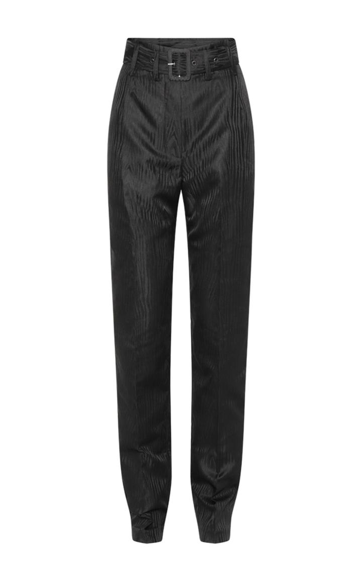 Moda Operandi Rotate Sia Belted Crepe Straight-leg Pants