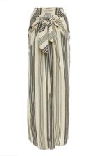 Moda Operandi Mara Hoffman Izzi Striped Voile Wrap Skirt Size: Xxs