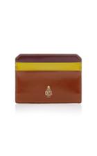 Mark Cross Brush Off Leather Cardholder