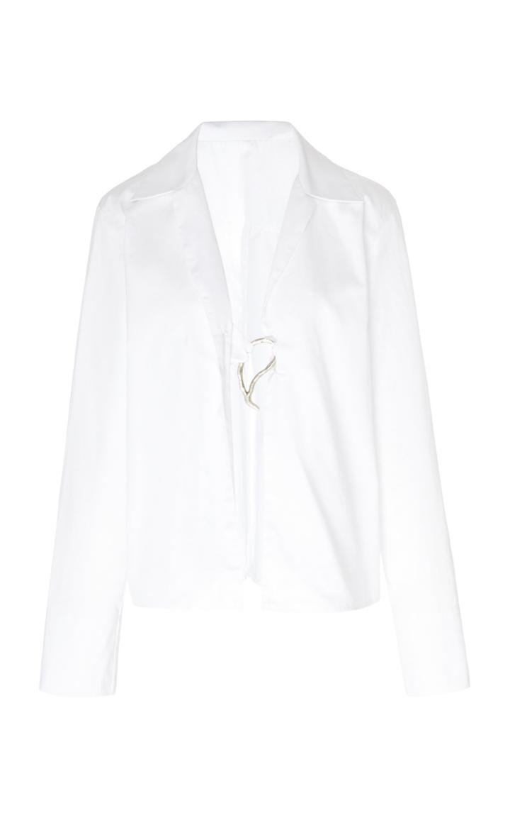 Rosie Assoulin Gwyneth Cotton-poplin Top