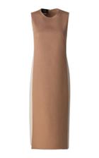 Moda Operandi Akris Reversible Two-tone Wool-blend Midi Sheath Dress
