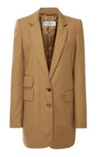 Moda Operandi Max Mara Ronchi Cotton-gabardine Notch-lapel Blazer Size: 0