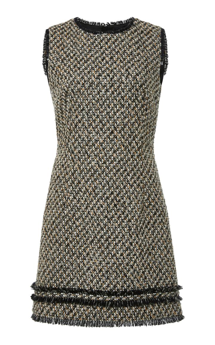 Paule Ka Tweed Sleeveless Dress