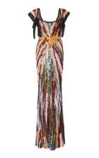 Elie Saab Square Neckline Gown