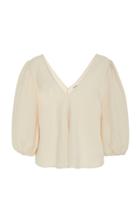 St. Agni Sunday Linen-blend Top