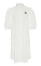 Moncler Genius + Simone Rocha Embellished Cotton-poplin Shirt