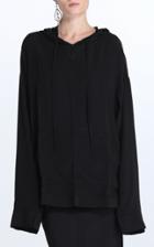 Moda Operandi N21 Silk Hooded Sweatshirt