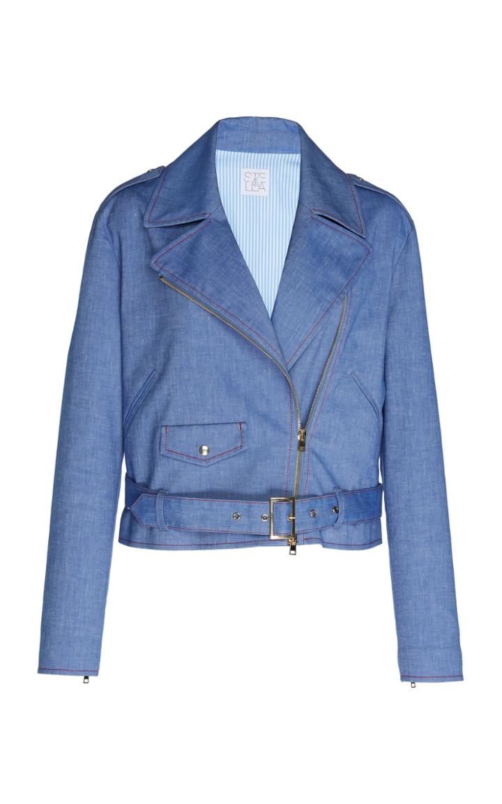 Stella Jean Oversized Denim Jacket