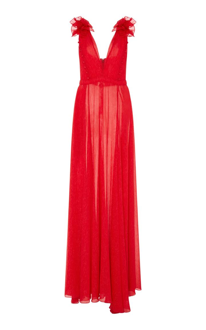 Prabal Gurung Deep V Gown