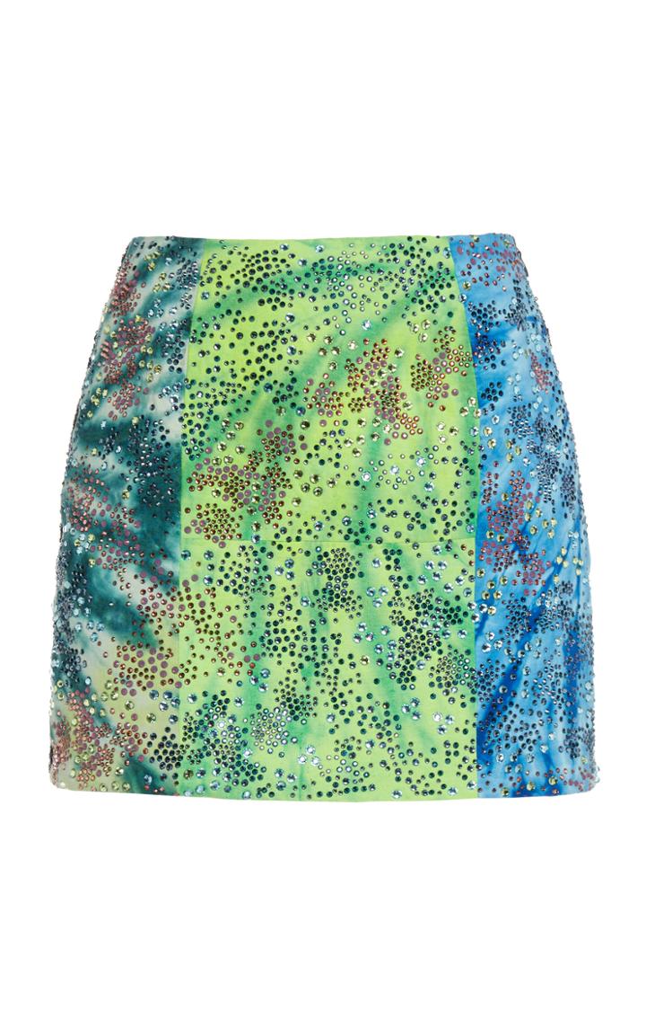 Moda Operandi Germanier Crystal Tie-dye Skirt