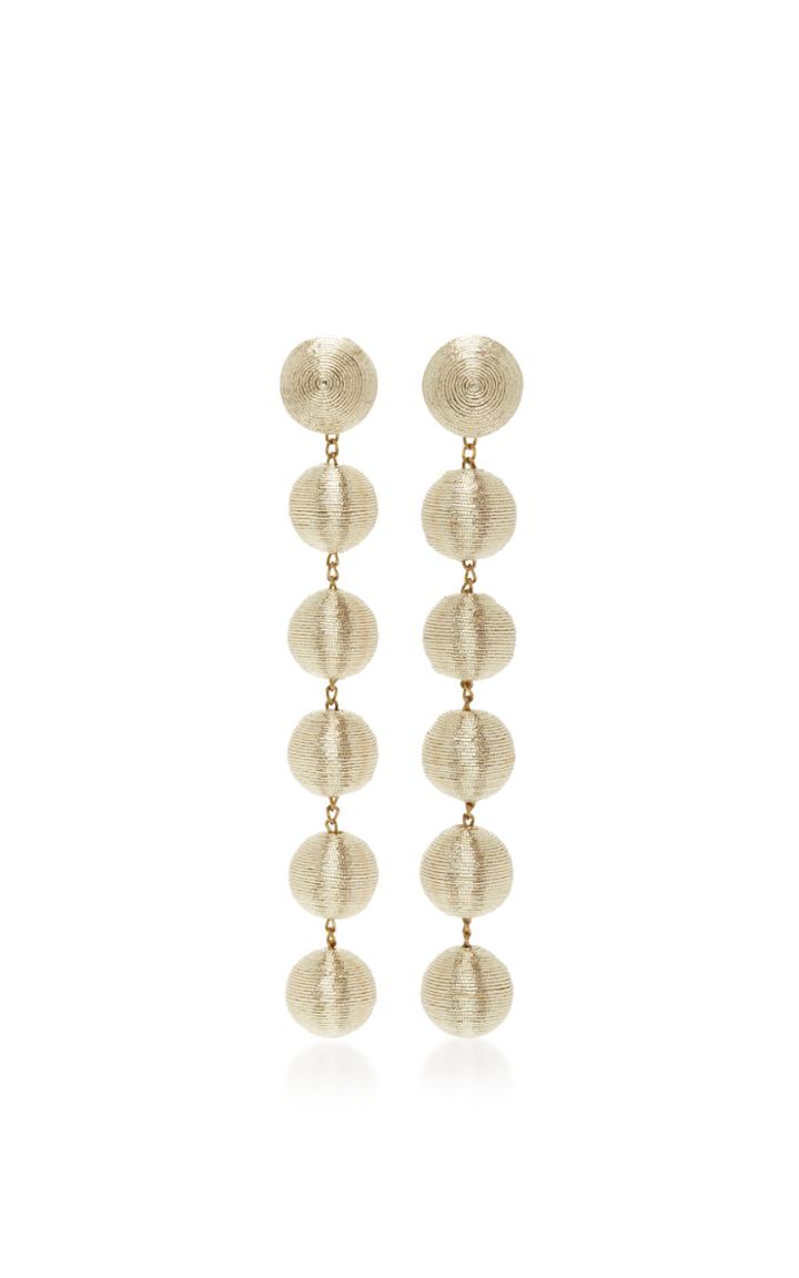 Rebecca De Ravenel Six Drop Skinny Earrings