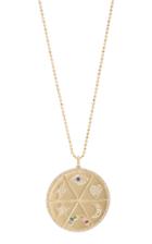 Ef Collection All The Feels 14k Gold And Diamond Pendant Necklace