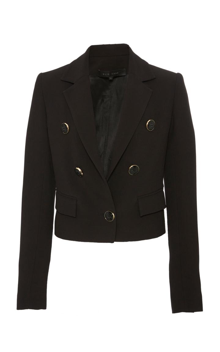 Elie Saab Logo Button Jacket