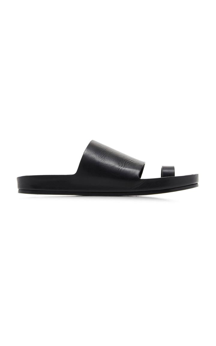 Jil Sander Toe-ring Leather Sandals