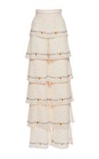 Vilshenko The Phoebe Light Crepe Tiered Trouser