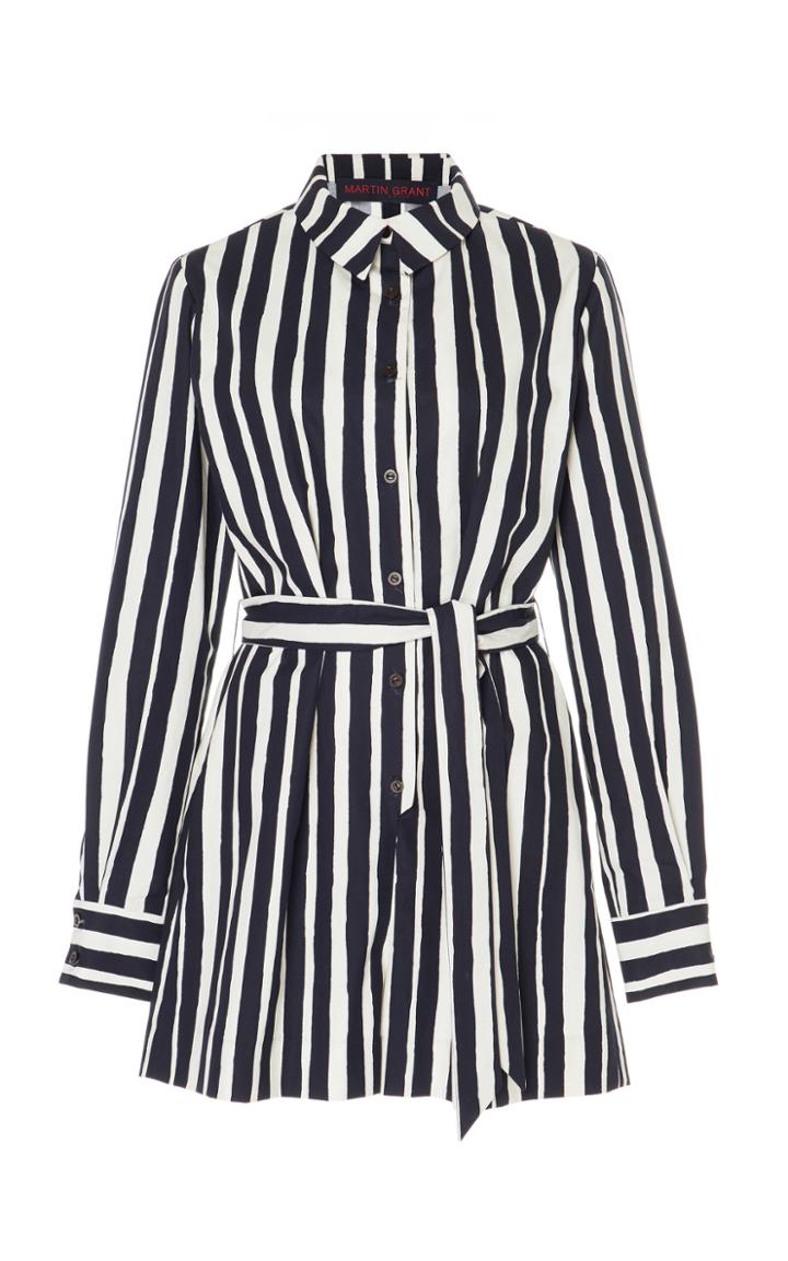 Martin Grant Three Quarter Sleeve Playsuit