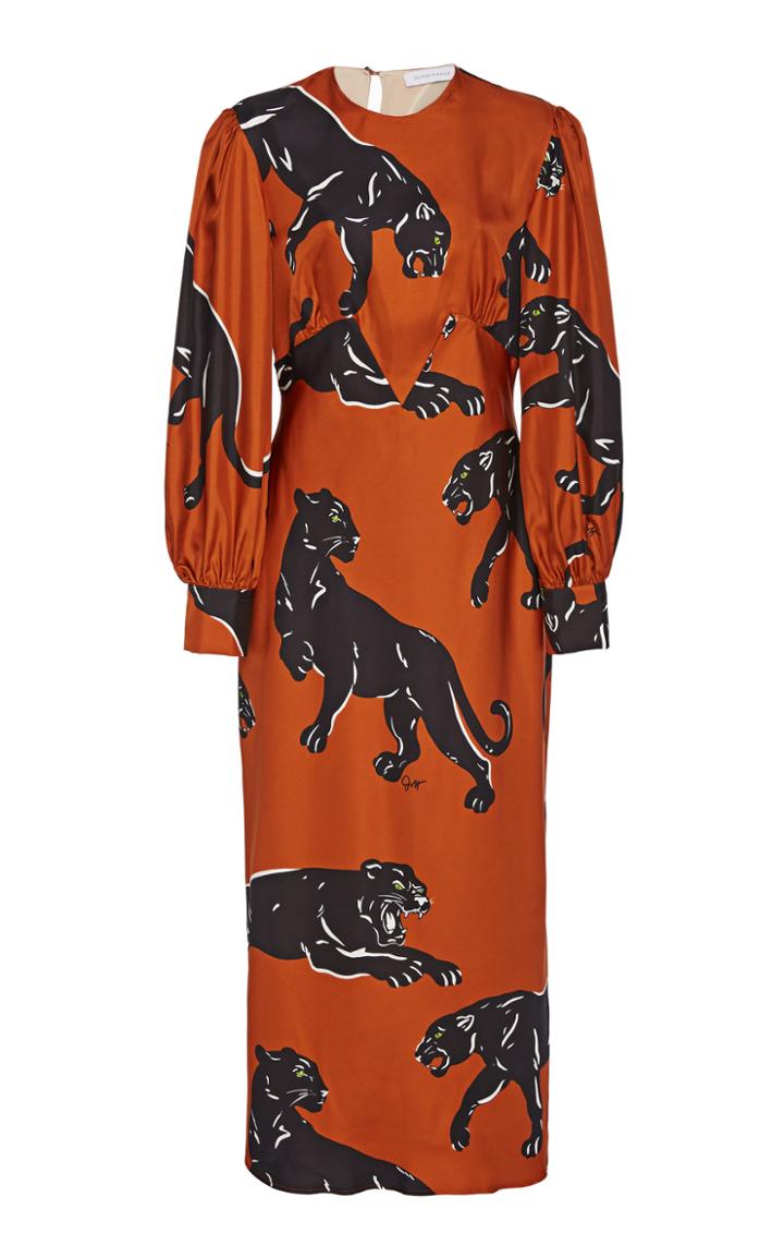Moda Operandi Olivia Von Halle Aureta Silk Dress Size: S