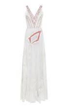 Sandra Mansour M'o Exclusive Beaded And Hand Embellished Tulle Dress