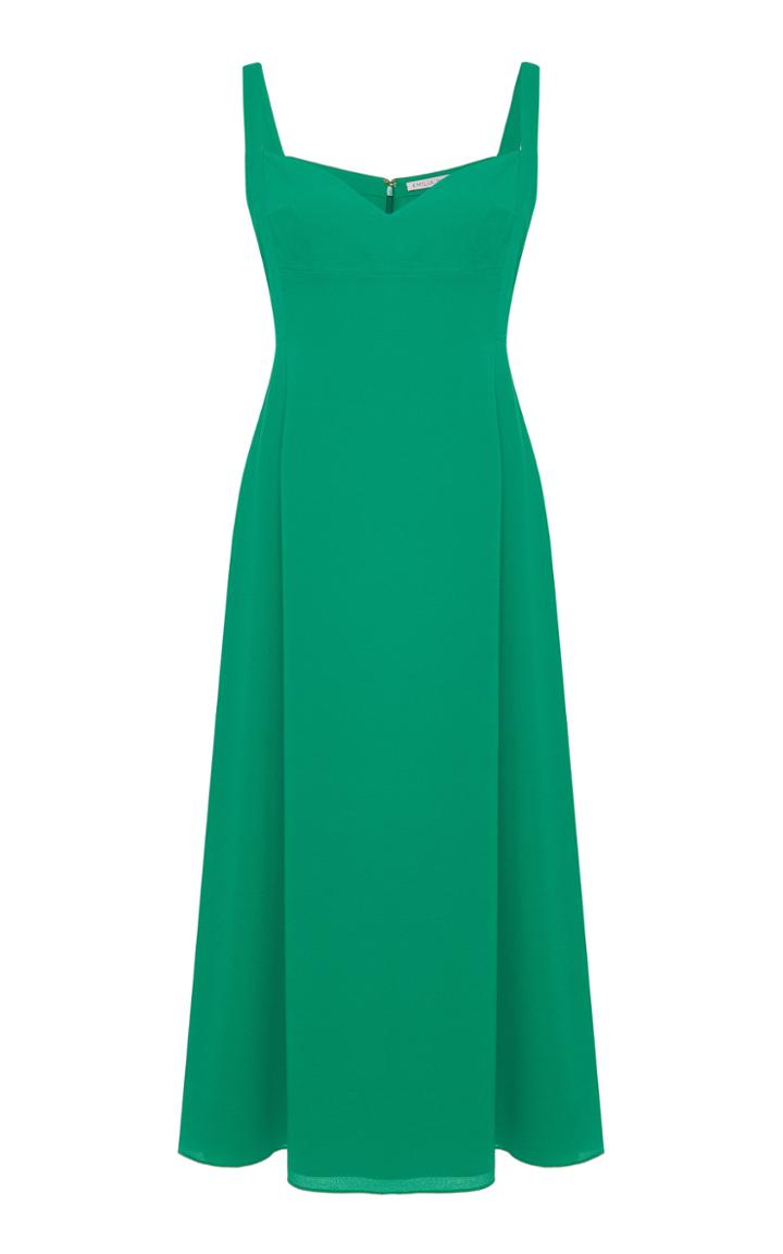 Emilia Wickstead Myrana Crepe Midi Dress