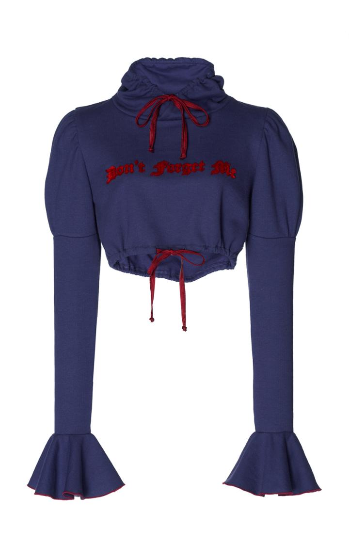 Giuseppe Di Morabito Cropped Hooded Sweatshirt