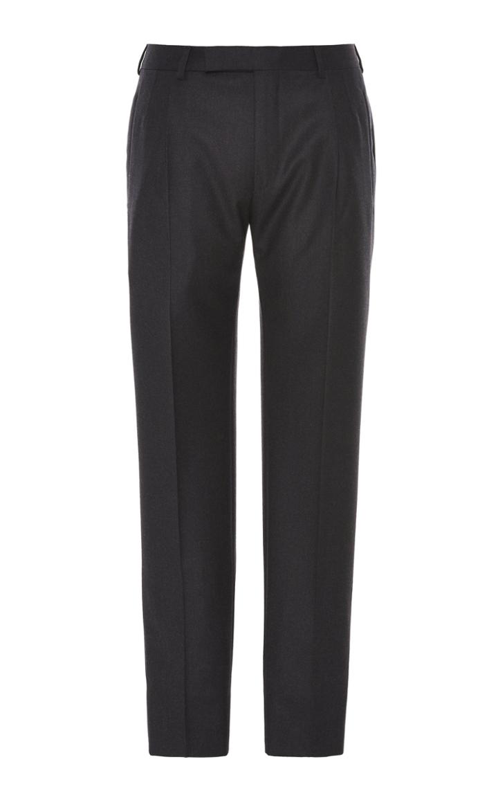 Ermenegildo Zegna Pleated Wool-flannel Trousers