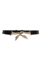 Lanvin Metal Belt With Swan Heads Closure