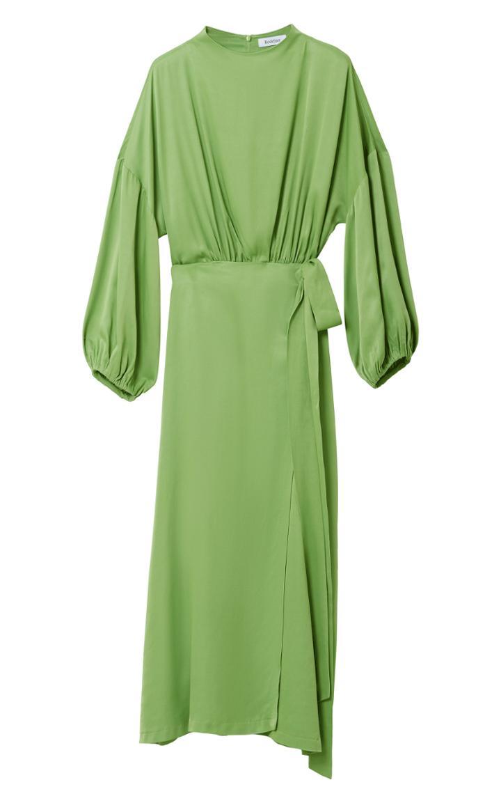 Rodebjer Indio Satin-jersey Wrap-effect Dress