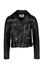 Acne Studios Belted Leather Motorcycle Jacket