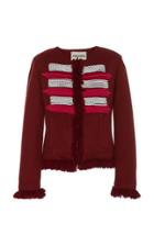 Escvdo Huaca Cotton Handwoven And Hand Embroidered Jacket