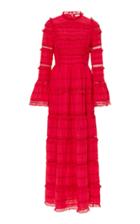 Ulla Johnson Cerise Cotton-blend Lace Dress